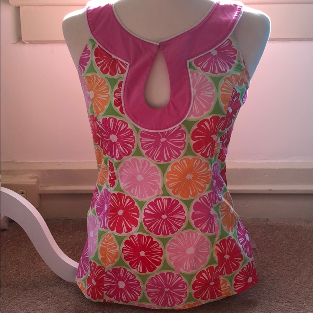 Lilly Pulitzer sleeveless tunic size 4